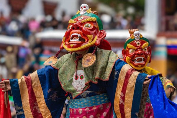 Mani Rimdu festival blaze mountain